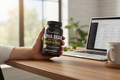 Alpha Brain Lifestyle Shot